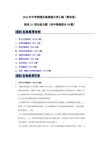 挑战23 综合能力题（初中物理综合58题）（含答案） 备战2025年中考物理真题《压轴挑战》分类汇编（全国通用）