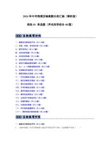 挑战01 单选题（声光热学综合48题）（含答案） 备战2025年中考物理真题《压轴挑战》分类汇编（全国通用）