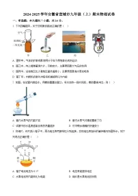 安徽省宣城市2024-2025学年九年级上学期期末物理试题（原卷版+解析版）