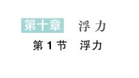 初中物理人教版（2024）八年级下册（2024）浮力作业课件ppt