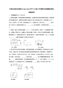 河南省洛阳市偃师区2024-2025学年九年级上册期末物理模拟质量检测试卷（附答案）