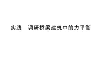 物理八年级全册（2024）调研桥梁建筑中的力平衡作业课件ppt
