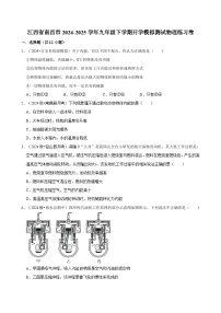 江西省南昌市2024-2025学年九年级下学期开学适应性模拟测试 物理练习卷（含解析）