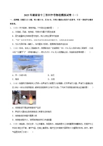 2025年湖南省十三市州中考物理模拟试卷（一）