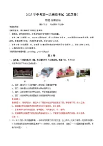 2025年中考第一次模拟考试卷：物理（武汉卷）（解析版）