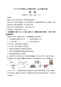 2025年中考第二次模拟考试卷：物理（山东青岛卷）（考试版）