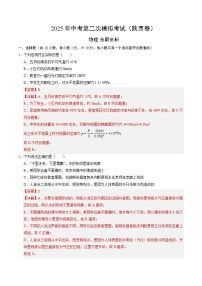 2025年中考第二次模拟考试卷：物理（陕西卷）（解析版）