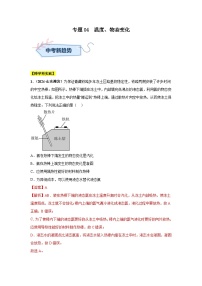 备战2025年中考物理真题分类汇编(全国通用)专题04温度、物态变化(第03期)(学生版+解析)