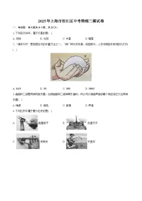 2025年上海市松江区中考物理二模试卷-普通用卷