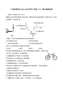 广东省深圳市2024-2025学年八年级（下）期中物理试卷