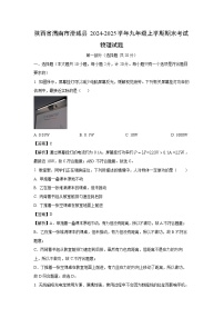 陕西省渭南市澄城县2024-2025学年九年级上学期期末物理试卷（解析版）