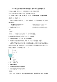 2025年辽宁省抚顺市顺城区中考一模物理试卷（解析版）
