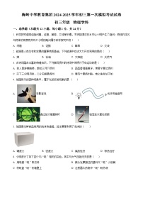 2025年江苏省扬州市梅岭集团中考一模物理试题