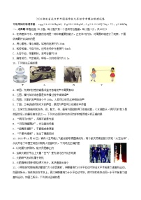 2024湖北省武汉市外国语学校九年级中考模拟物理试卷