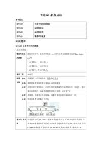 专题06 机械运动 知识精讲（含答案）2025年中考物理一轮复习重难题型精讲精练（全国通用）[完整版]