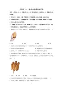 2025年山西中考物理模拟试卷含答案