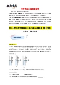专题06  质量和密度（第02期）-【真题汇编】2024年中考物理真题分类汇编（全国通用）