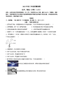2025年广东省深圳市31校联考中考二模物理试题（原卷版+解析版）（中考模拟）
