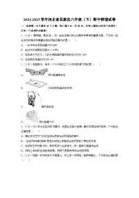 河北省石家庄市2024-2025学年八年级下学期期中物理试卷