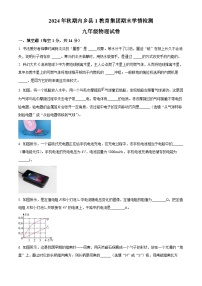 河南省南阳市内乡县第一教育集团联考2024-2025学年九年级上学期期末物理试题（原卷版+解析版）