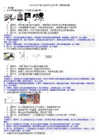 2025年辽宁省大连市中山区中考一模物理试题(答案版)