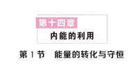 初中物理人教版（2024）九年级全册（2024）第1节 能量的转化与守恒作业课件ppt