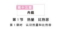 人教版（2024）九年级全册（2024）第1节 热量 比热容作业ppt课件