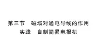初中物理沪科版（2024）九年级全册（2024）第三节 磁场对通电导线的作用作业ppt课件
