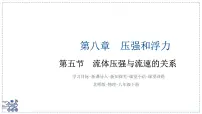八年级下册（2024）流体压强与流速的关系教案配套ppt课件