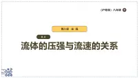 初中物理流体的压强与流速的关系课文配套课件ppt