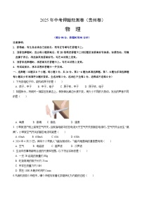 2025年中考押题预测卷：物理（贵州卷）（考试版）