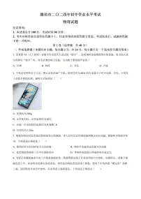 2024年山东省潍坊市中考物理真题试卷及答案