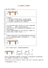 专题5.1.10.探究二力平衡条件-【实验攻略】2025年中考物理新课标必做21实验及近年热考实验学案