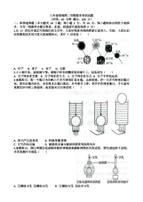 新沪科版八年级下学期物理期末考试试题（含答案）