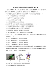 四川省泸州市泸县2025年中考 物理二模试卷（含解析）