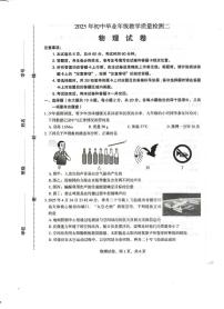 2025年河北省石家庄市正定县中考二模物理试题（中考模拟）