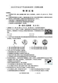 2025年陕西省商洛市洛南县中考三模物理试题（中考模拟）