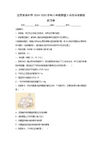 江苏省徐州市2024-2025学年八年级下学期5月份月考模拟练习卷 (2)物理试卷 （解析版）