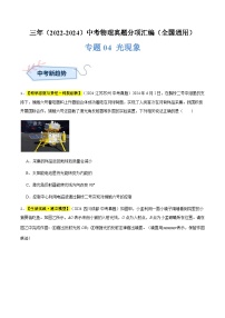备战2025年中考物理真题分类汇编(全国通用)专题04光现象(原卷版+解析)