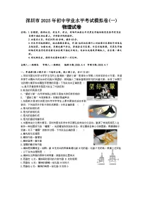 2025年广东省深圳市15校联考中考一模物理试题 （中考模拟）