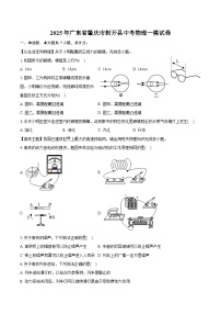 2025年广东省肇庆市封开县中考物理一模试卷（中考模拟）