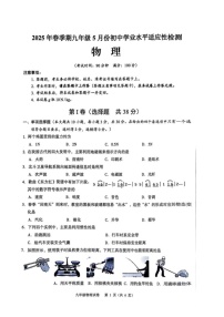2025年广西壮族自治区河池市中考二模物理试题（中考模拟）