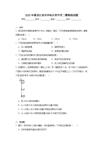 2025年黑龙江省齐齐哈尔市中考二模物理试题（无答案）