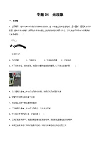 2025年中考物理专题复习讲义专题04 光现象（习题精选练习）（原卷版）
