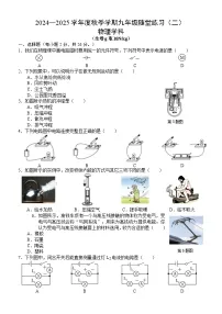 广西壮族自治区南宁市第三中学2024-2025学年九年级上学期10月月考物理试题