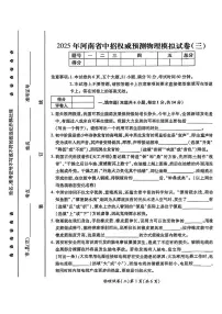 2025年河南省中考权威预测物理模拟试卷（三）