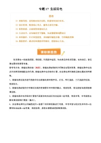 2025年中考物理专项复习讲义专题17 生活用电(3大模块知识清单+5个易混易错+4种方法技巧+典例真题精析)(解析版)