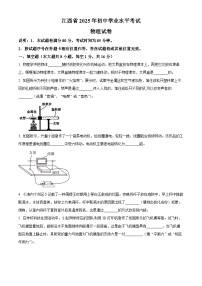 2025江西省抚州市临川区部分学校中考一模物理试题