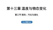 沪科版（2024）九年级全册（2024）第三节 探究：汽化与液化说课ppt课件