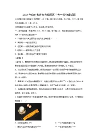 物理：2025年山东省青岛市城阳区中考一模试题（解析版）